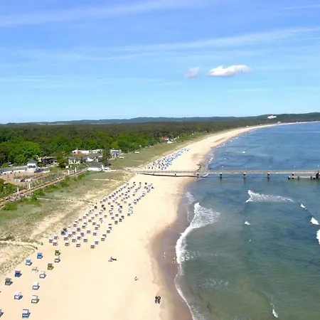 Terrasse, Gratis Nutzung Vom Ahoi Erlebnisbad Und Sauna In Sellin - Meeresblick 31 Apartmán