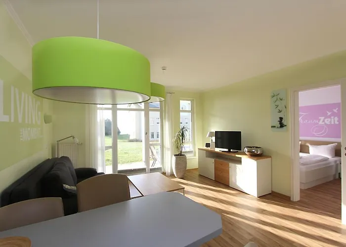 Meeresblickresidenzen Ferienwohnung Nr 31 Mit Sauna- Und Schwimmbadnutzung Im Ahoi Sellin * غورين